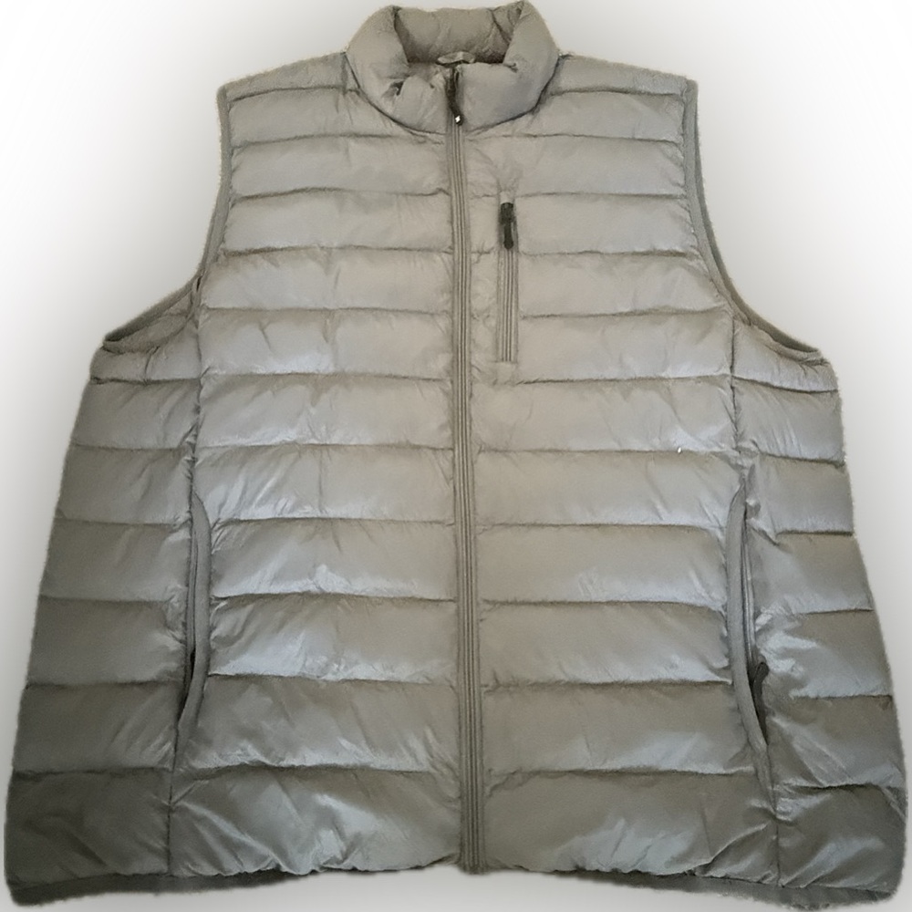 32 Degrees Men's Light Gray Puffer Vest